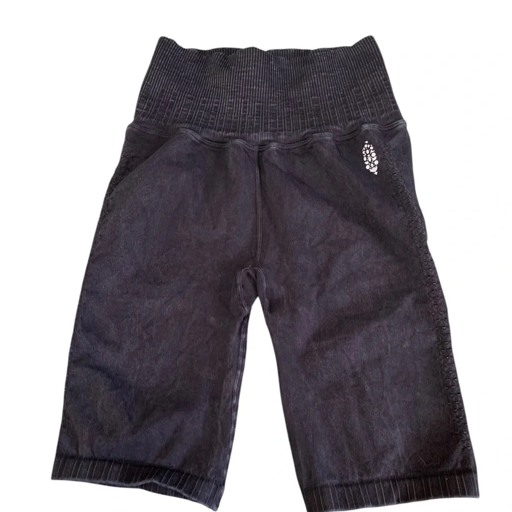 FP Movement Good Karma High Waisted Bike Shorts Black X-Small/Small